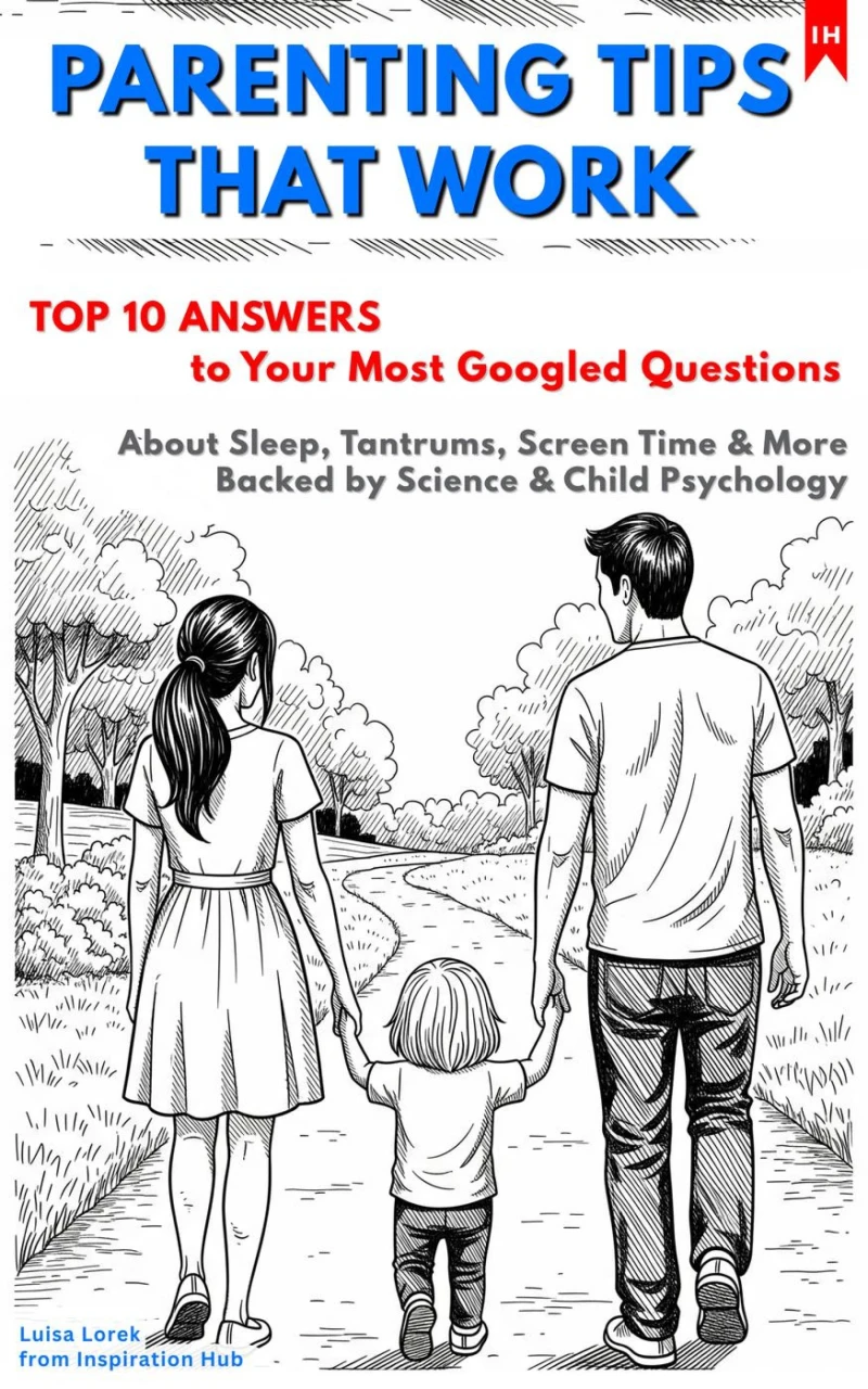 Portada: PARENTING TIPS THAT WORK: Top 10 Answers to Your Most Googled Questions About Sleep, Tantrums, Screen Time & More Backed by Science & Child Psychology