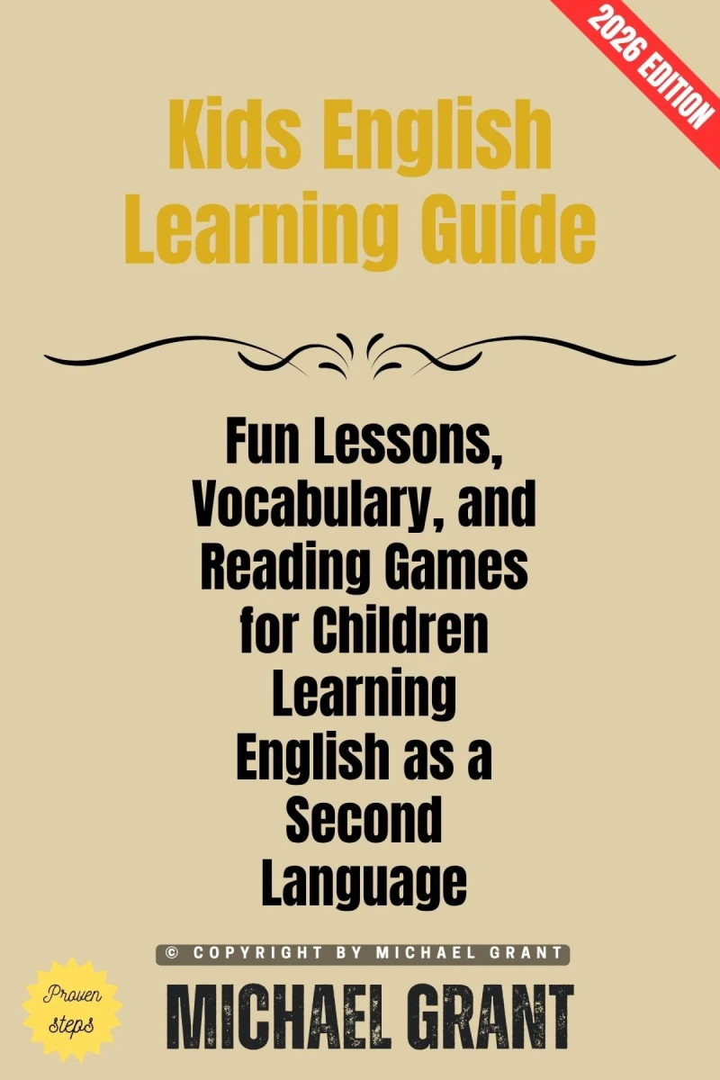 Portada: Kids English Learning Guide: