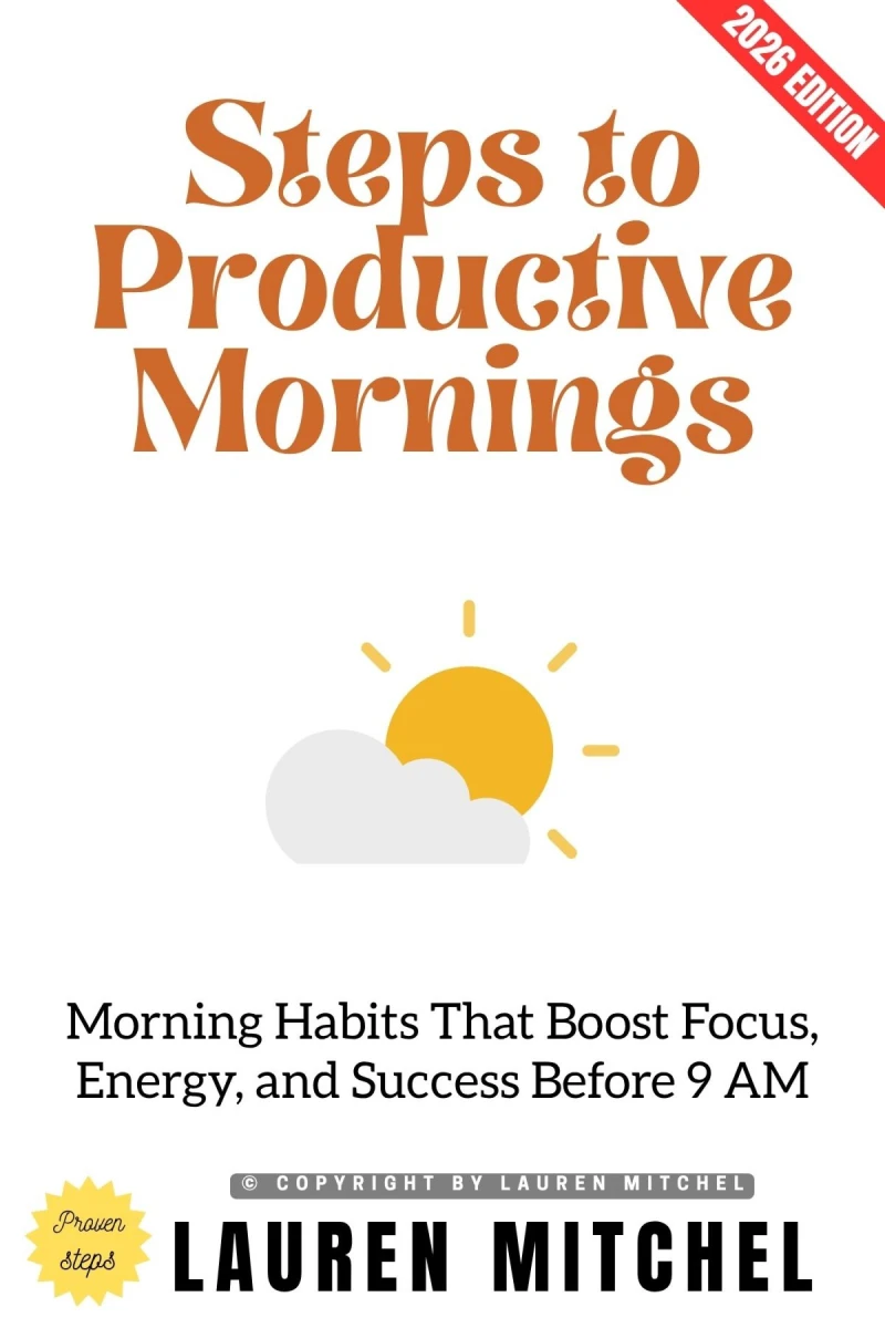 Portada: Steps to Productive Mornings: