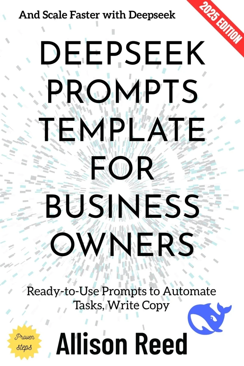 Portada: Deepseek Prompts Template for Business Owners: