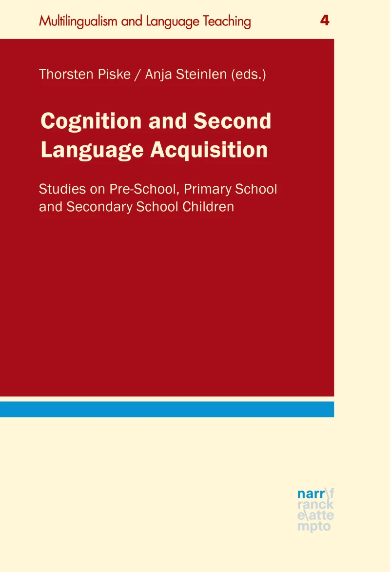 Portada: Cognition and Second Language Acquisition