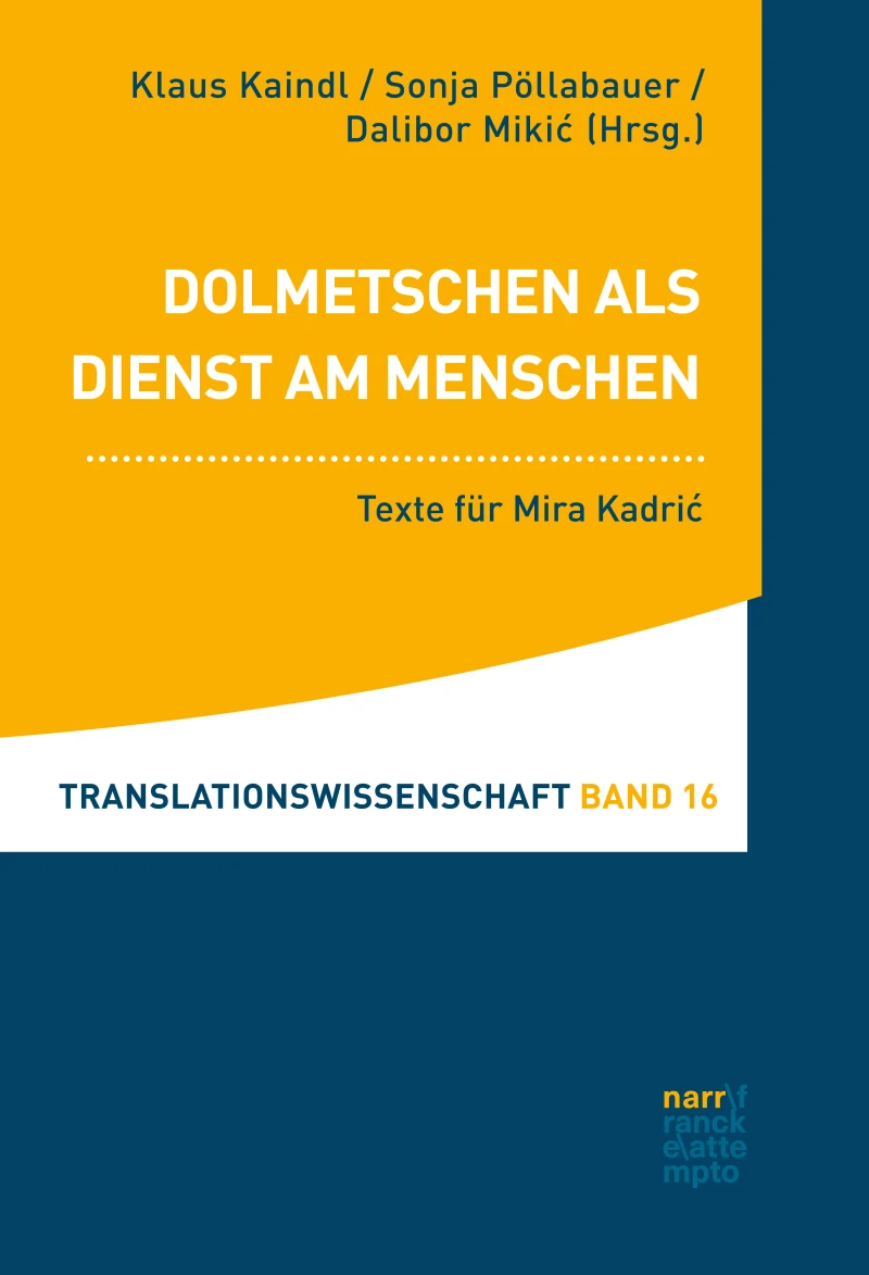 Portada: Dolmetschen als Dienst am Menschen
