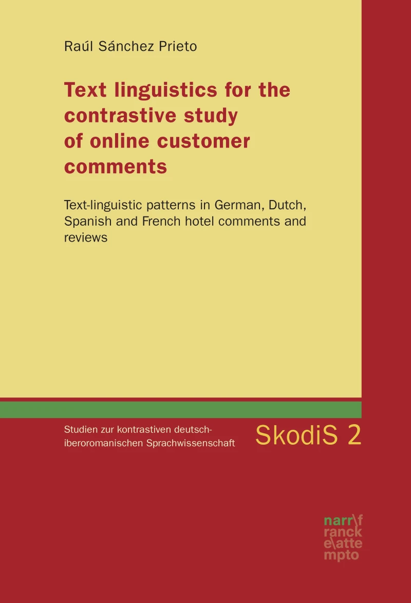 Portada: Text linguistics for the contrastive study of online customer comments