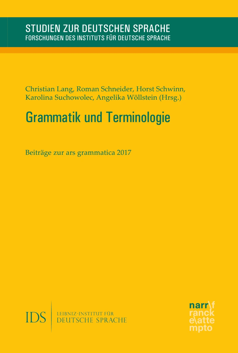 Portada: Grammatik und Terminologie