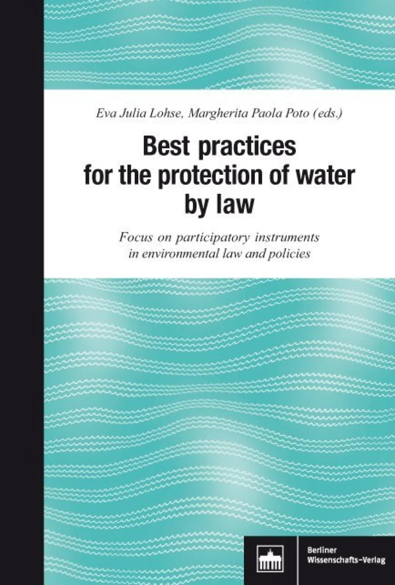 Portada: Best practices for the protection of water by law