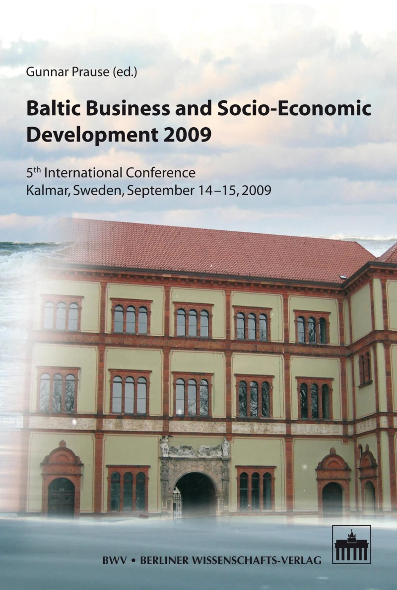 Portada: Baltic Business and Socio-Economic Development 2009