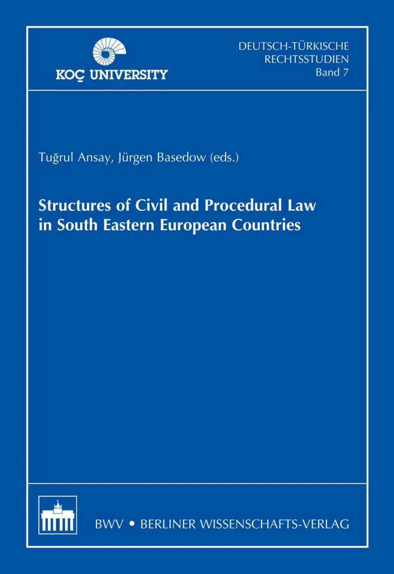 Portada: Structures of Civil and Procedural Law in South Eastern European Countries