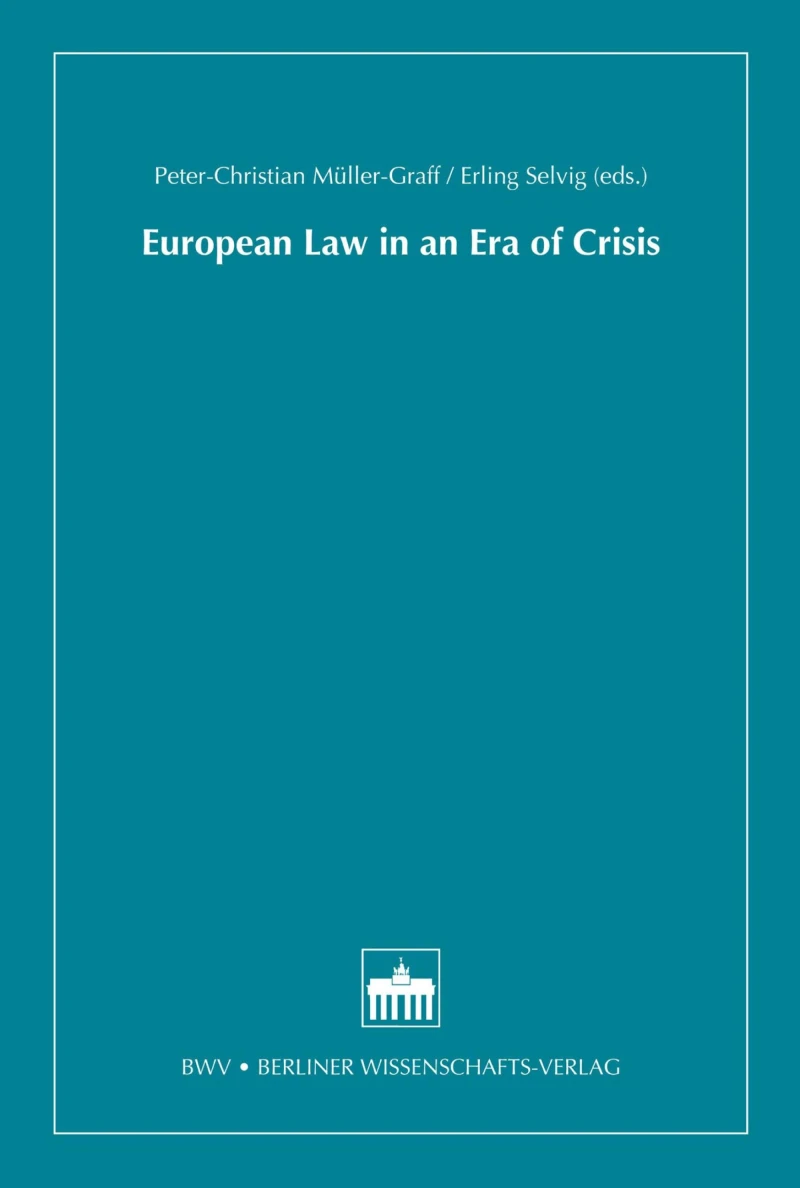 Portada: European Law in an Era of Crisis