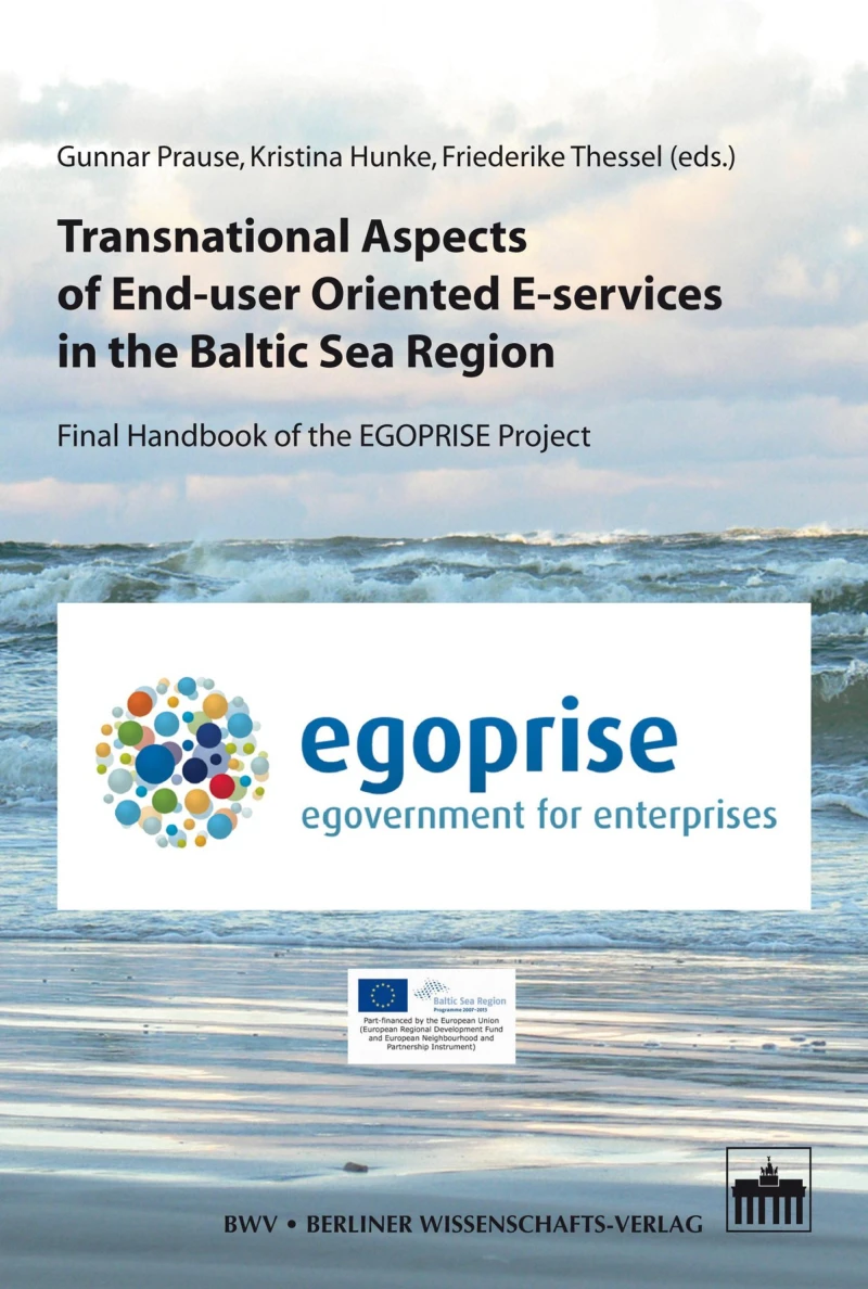 Portada: Transnational Aspects of End-user Oriented E-services in the Baltic Sea Region