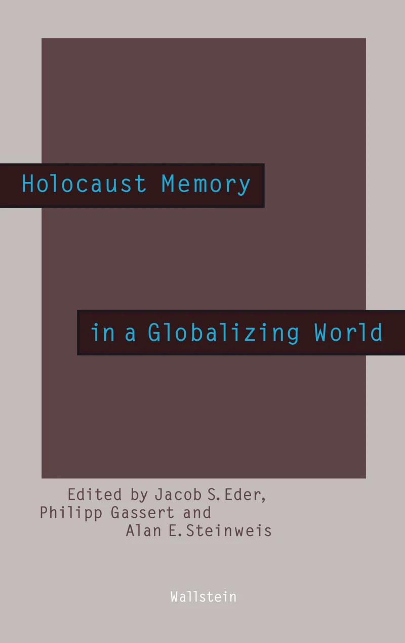 Portada: Holocaust Memory in a Globalizing World