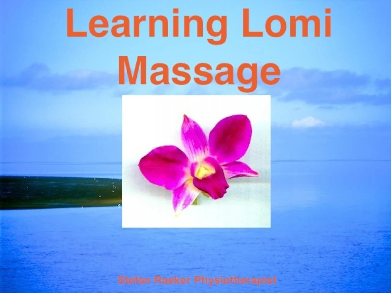 Portada: Learning Lomi Massage