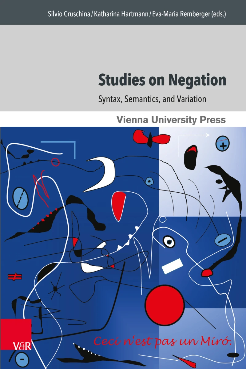 Portada: Studies on Negation