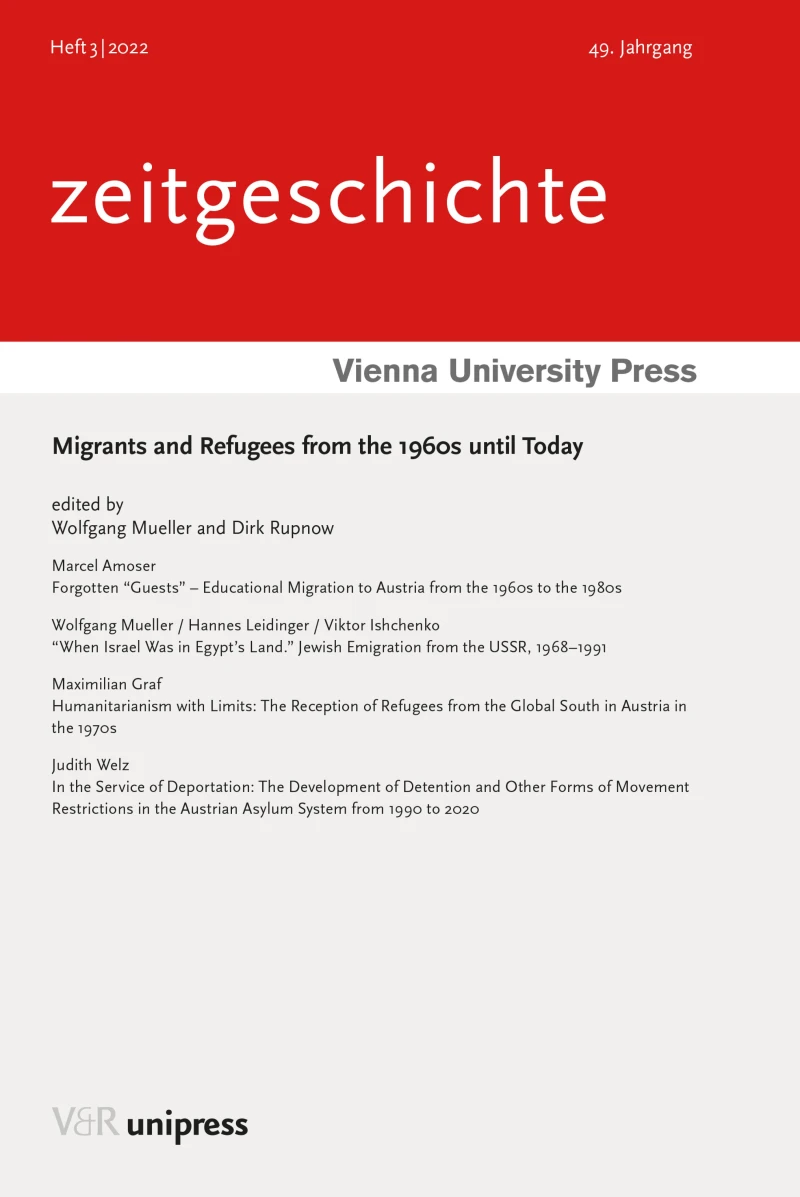 Portada: Migrants and Refugees from the 1960s until Today
