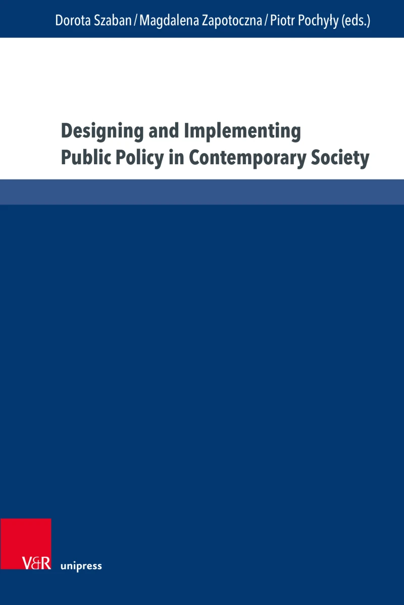 Portada: Designing and Implementing Public Policy in Contemporary Society