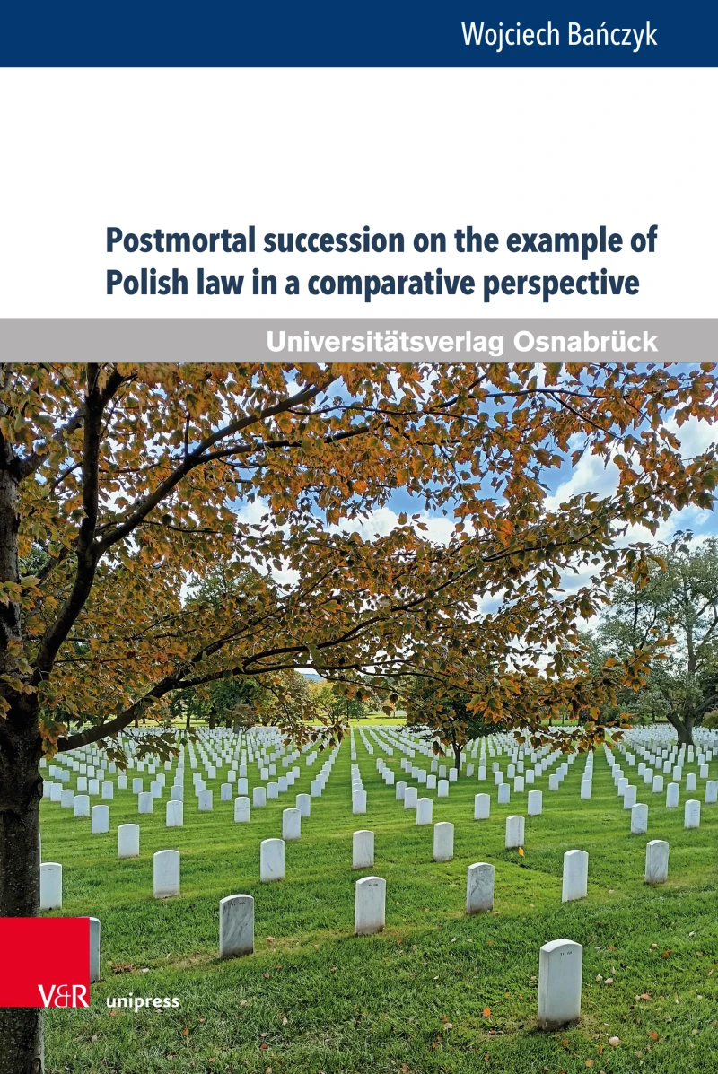 Portada: Postmortal succession on the example of Polish law in a comparative perspective
