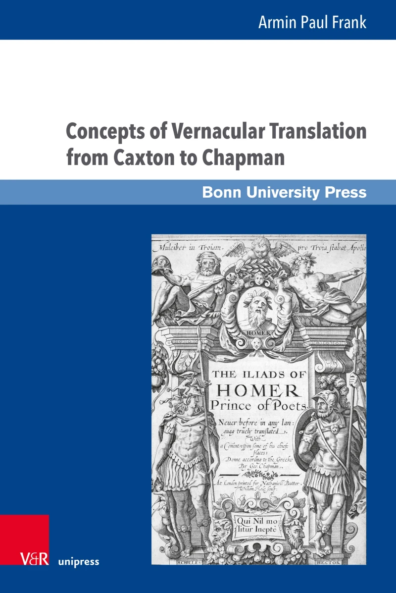 Portada: Concepts of Vernacular Translation from Caxton to Chapman