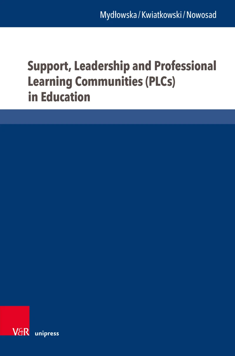 Portada: Support, Leadership and Professional Learning Communities (PLCs) in Education