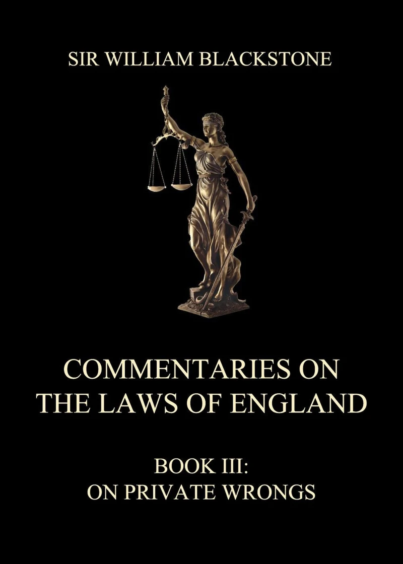 Portada: Commentaries on the Laws of England