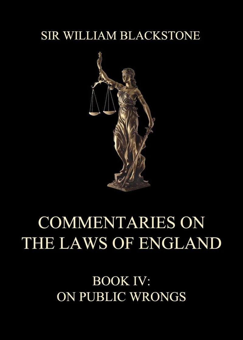 Portada: Commentaries on the Laws of England