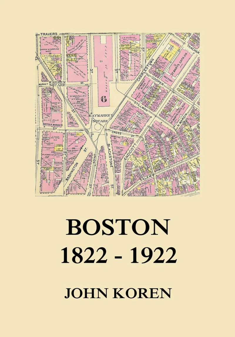 Portada: Boston 1822 - 1922