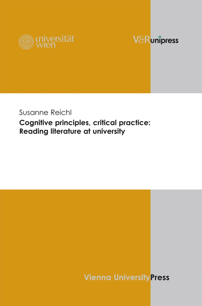 Portada: Cognitive principles, critical practice: Reading literature at university