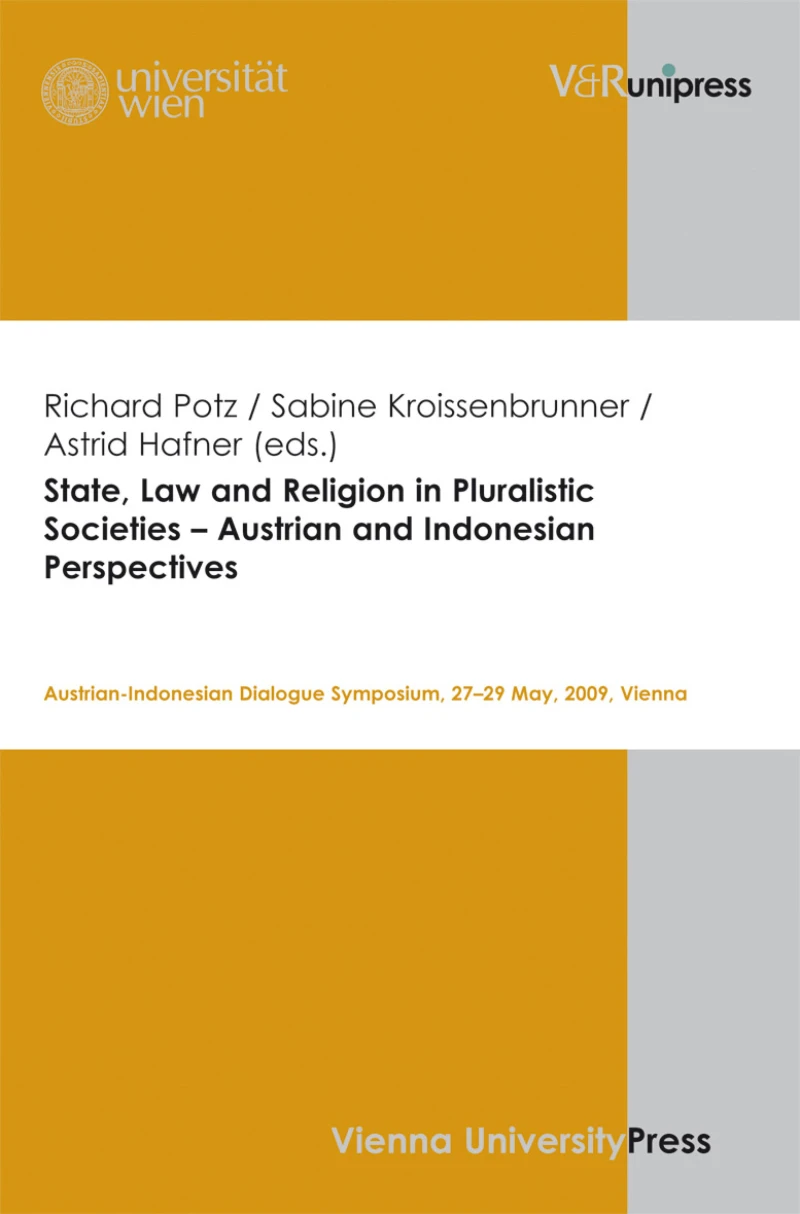 Portada: State, Law and Religion in Pluralistic Societies – Austrian and Indonesian Perspectives