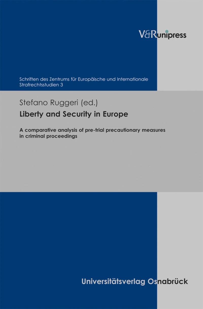 Portada: Liberty and Security in Europe
