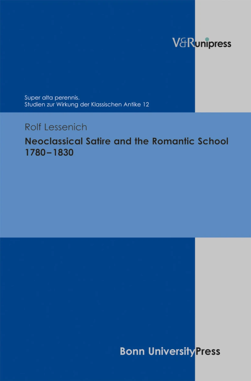 Portada: Neoclassical Satire and the Romantic School 1780–1830