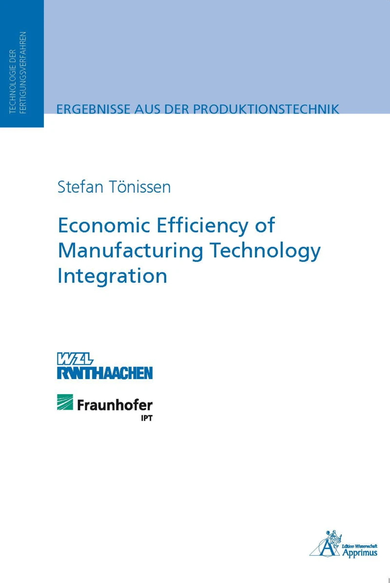 Portada: Economic Efficiency of Manufacturing Technology Integration