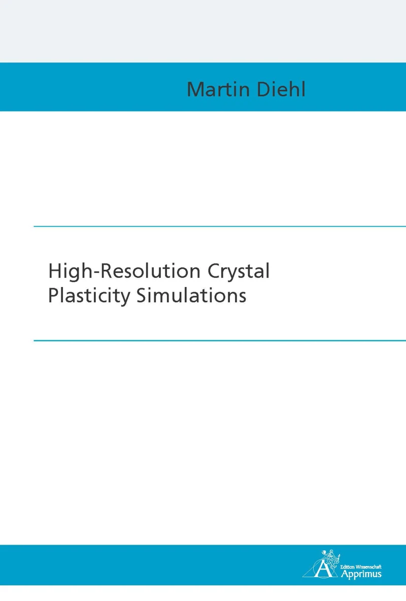 Portada: High-Resolution Crystal Plasticity Simulations