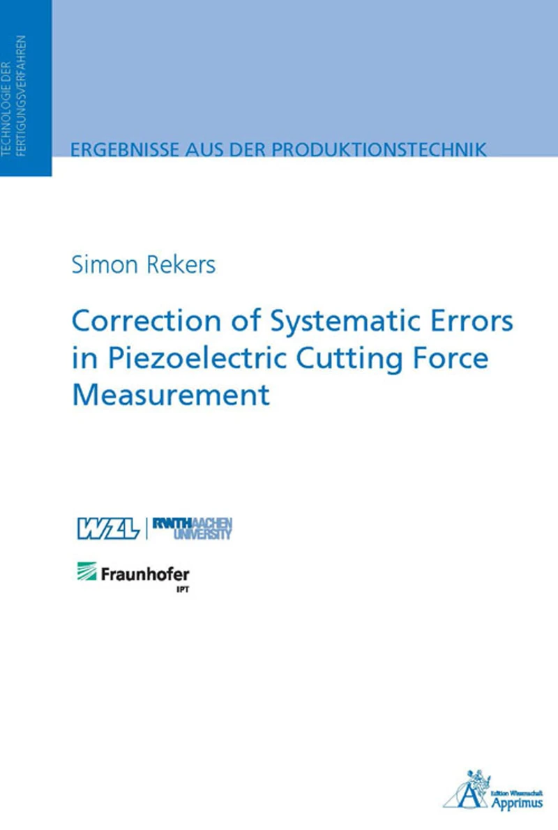 Portada: Correction of Systematic Errors in Piezoelectric Cutting Force Measurement
