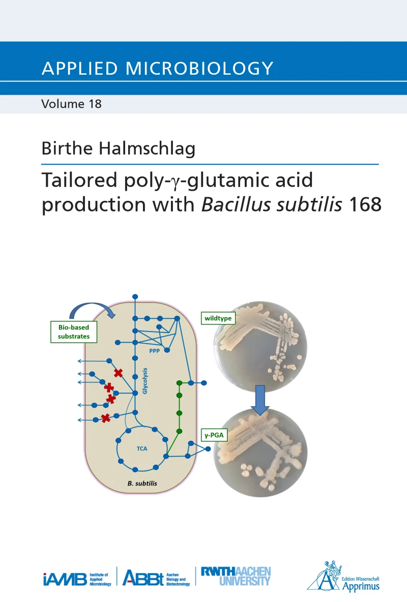 Portada: Tailored poly-γ-glutamic acid production with Bacillus subtilis 168