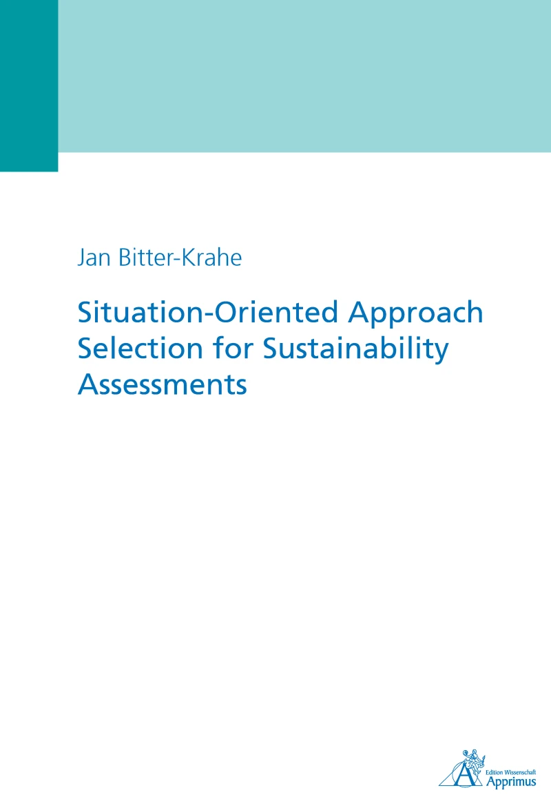 Portada: Situation-Oriented Approach Selection for Sustainability Assessments
