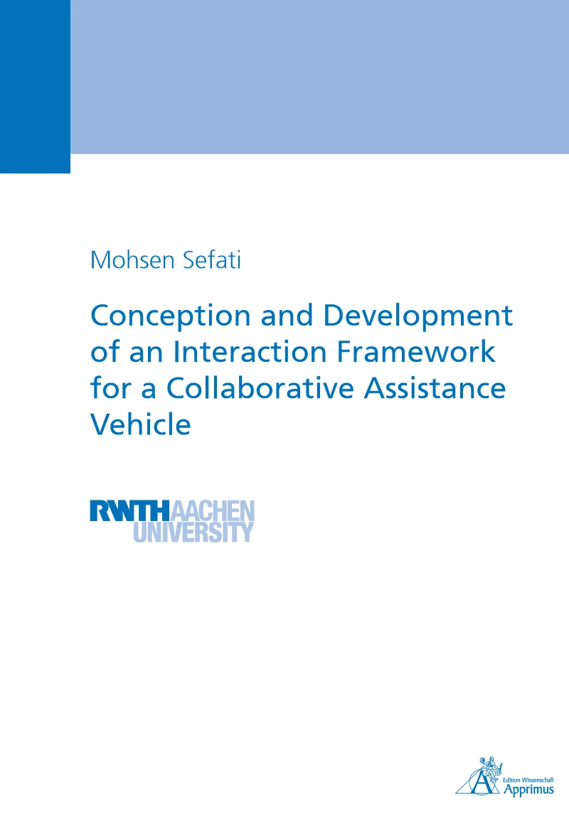 Portada: Conception and Development of an Interaction Framework for a Collaborative Assistance Vehicle
