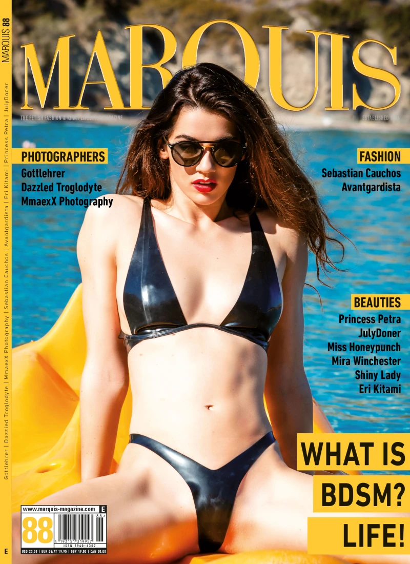 Portada: MARQUIS Magazine No. 88 - Fetish, Fashion, Latex & Lifestyle -- English Version