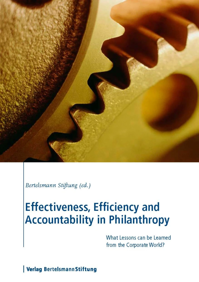 Portada: Effectiveness, Efficiency and Accountability in Philanthropy