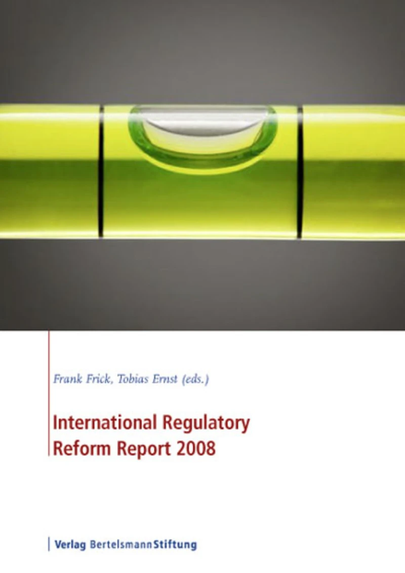 Portada: International Regulatory Reform Report 2008