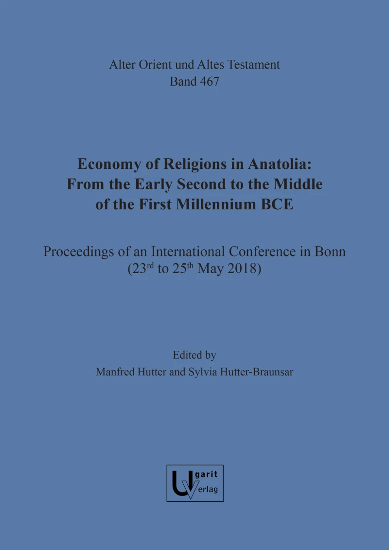 Portada: Economy of Religions in Anatolia and Northern Syria