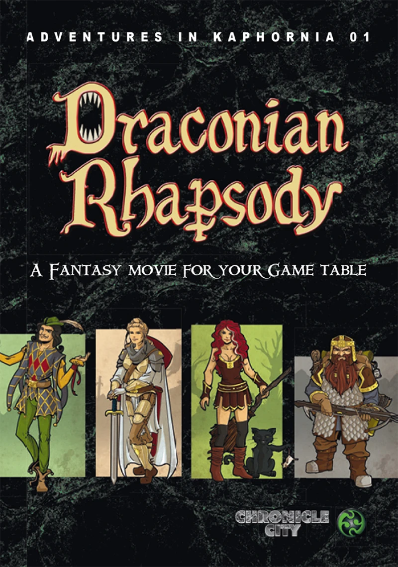 Portada: Adventures in Kaphornia 01 - Draconian Rhapsody