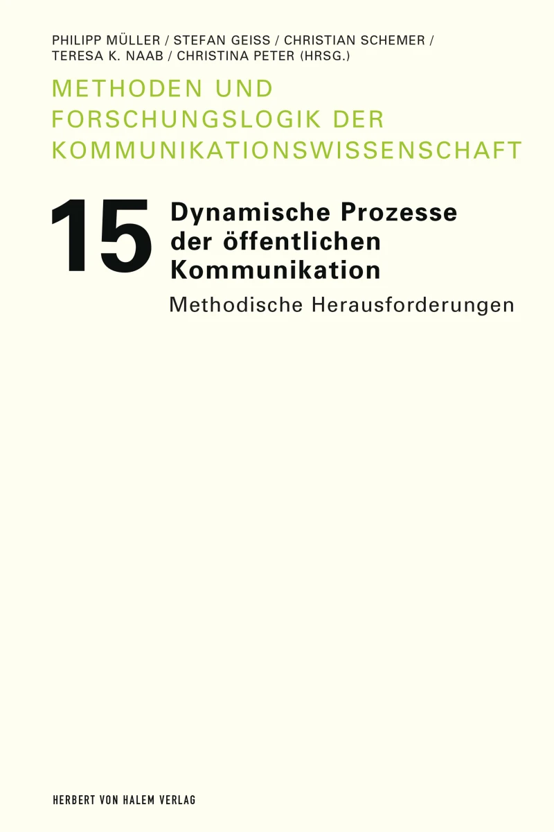 Portada: Dynamische Prozesse der öffentlichen Kommunikation