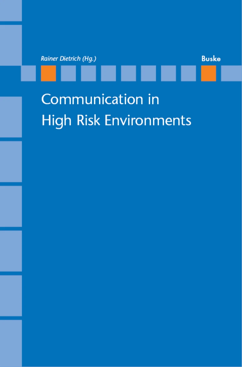 Portada: Communication in High Risk Environments