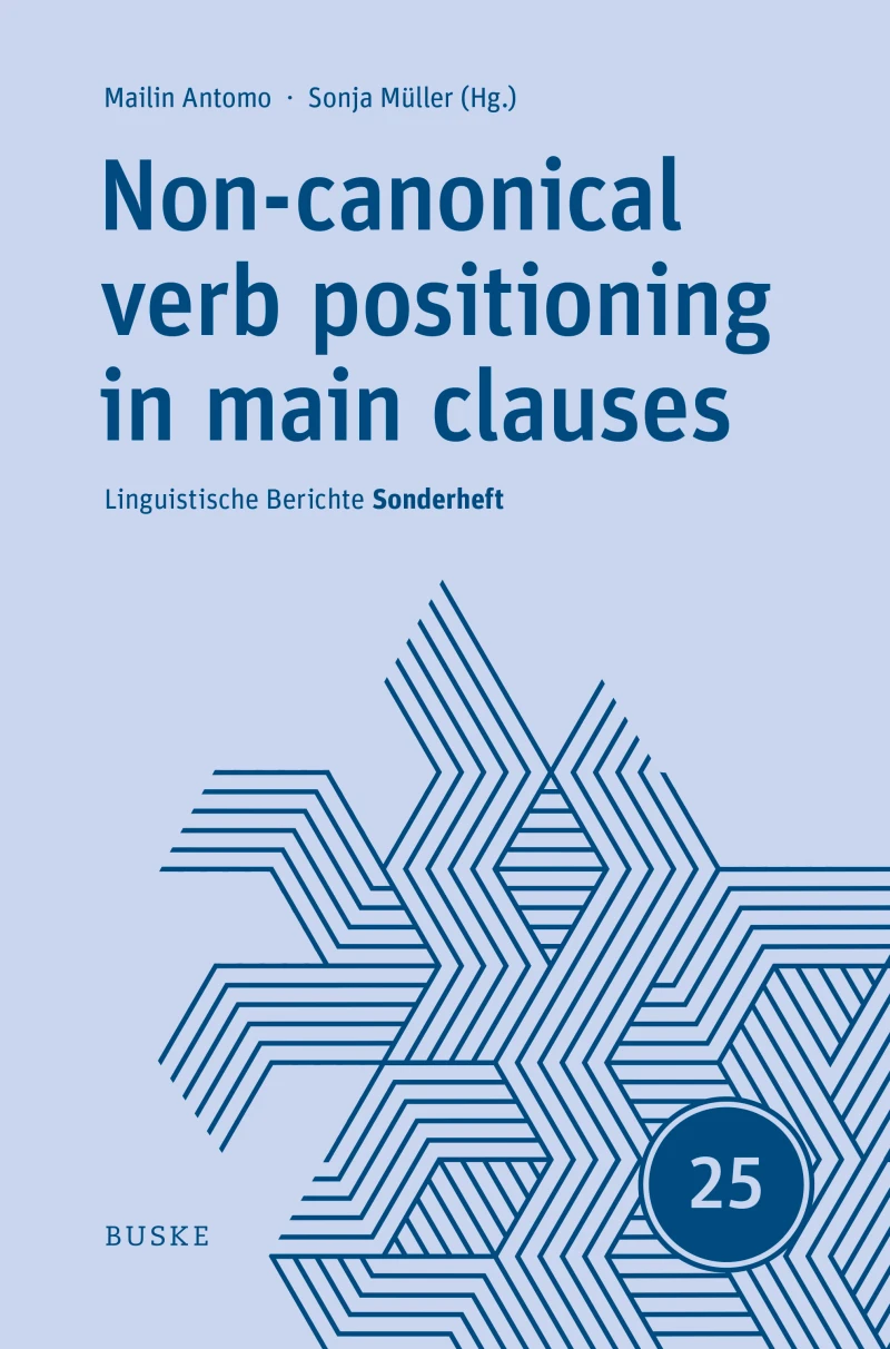 Portada: Non-canonical verb positioning in main clauses