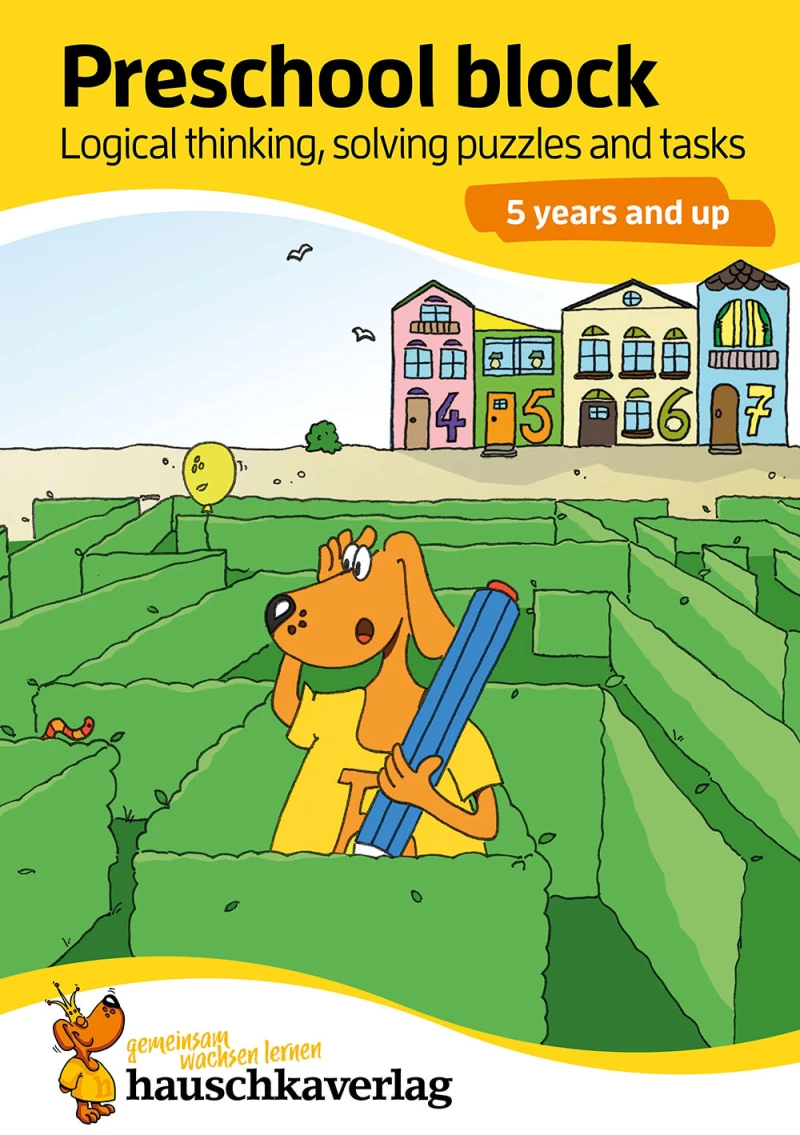 Portada: Preschool block - Logical thinking, solving puzzles and tasks 5 years and up