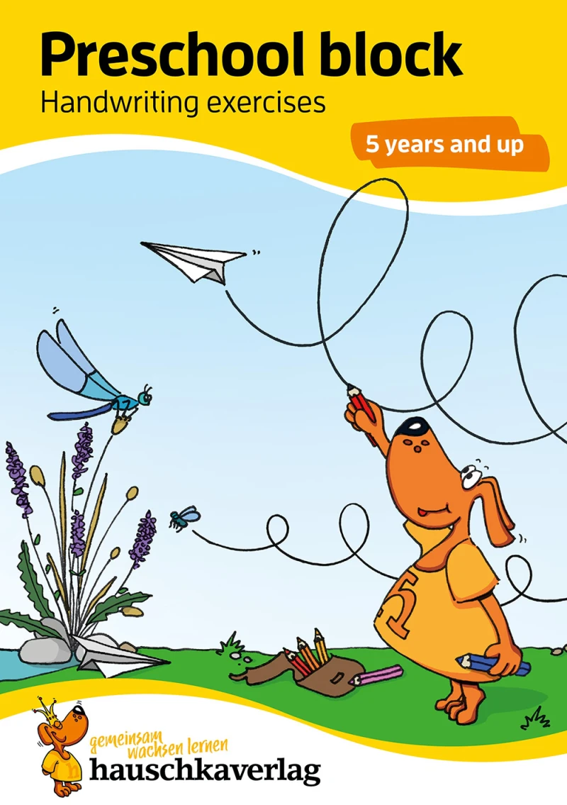 Portada: Preschool block - Handwriting exercises 5 years and up