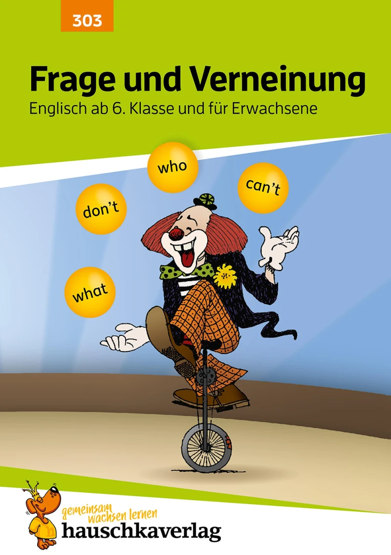 Portada: Frage und Verneinung. Englisch ab 6. Klasse und für Erwachsene
