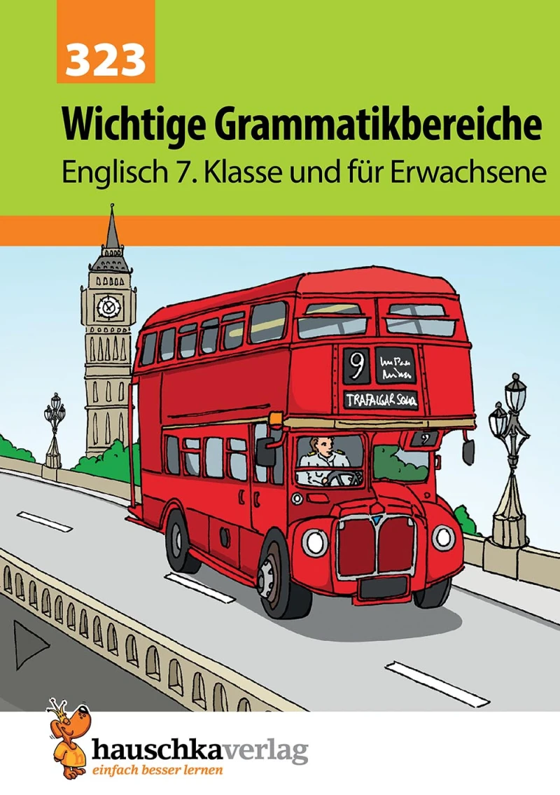 Portada: Wichtige Grammatikbereiche. Englisch 7. Klasse und für Erwachsene