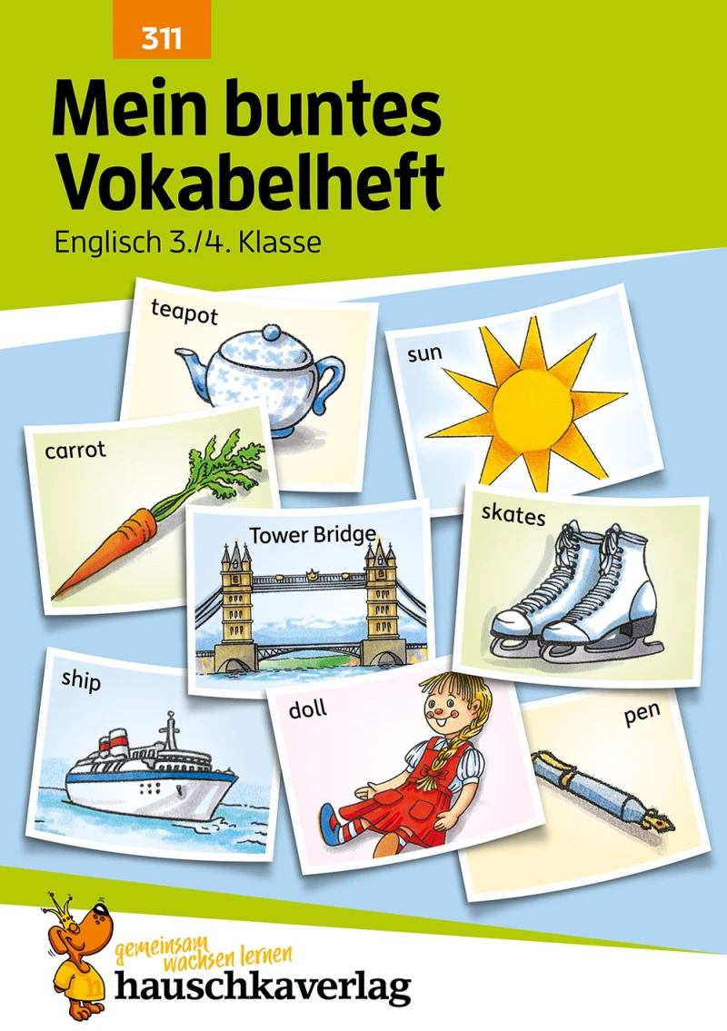 Portada: Mein buntes Vokabelheft. Englisch 3./4. Klasse