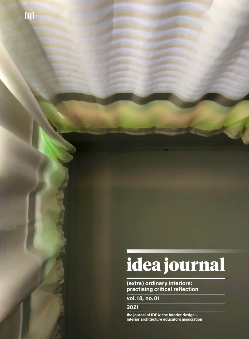 Portada: idea journal: (extra) ordinary interiors: practising critical reflection