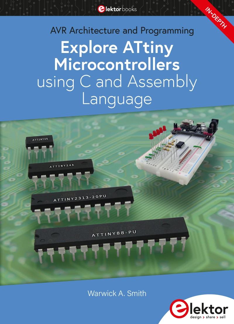 Portada: Explore ATtiny Microcontrollers using C and Assembly Language
