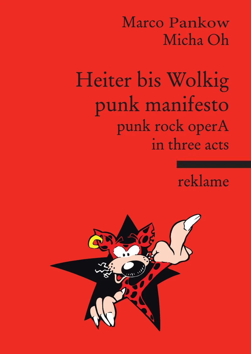 Portada: PUNKMANIFESTO: punkrock operA in three acts